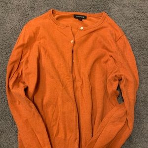 Burnt orange sweater